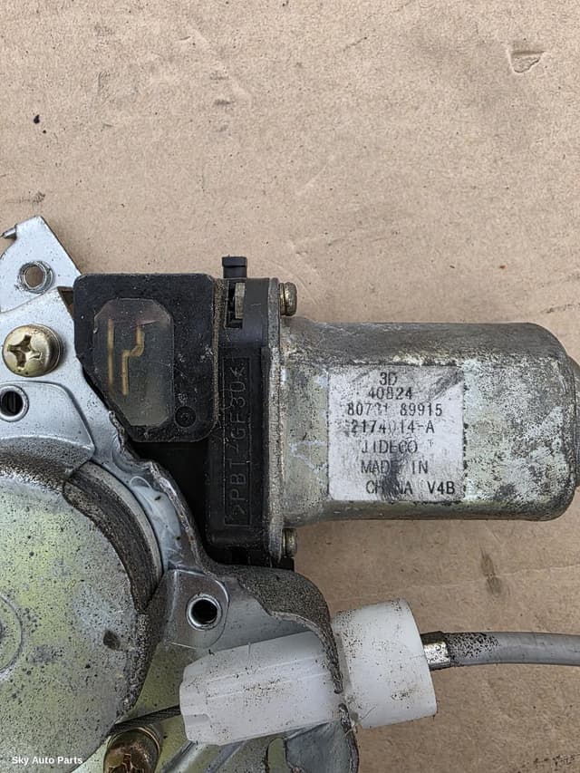 Left Rear Wnd Reg/Motor