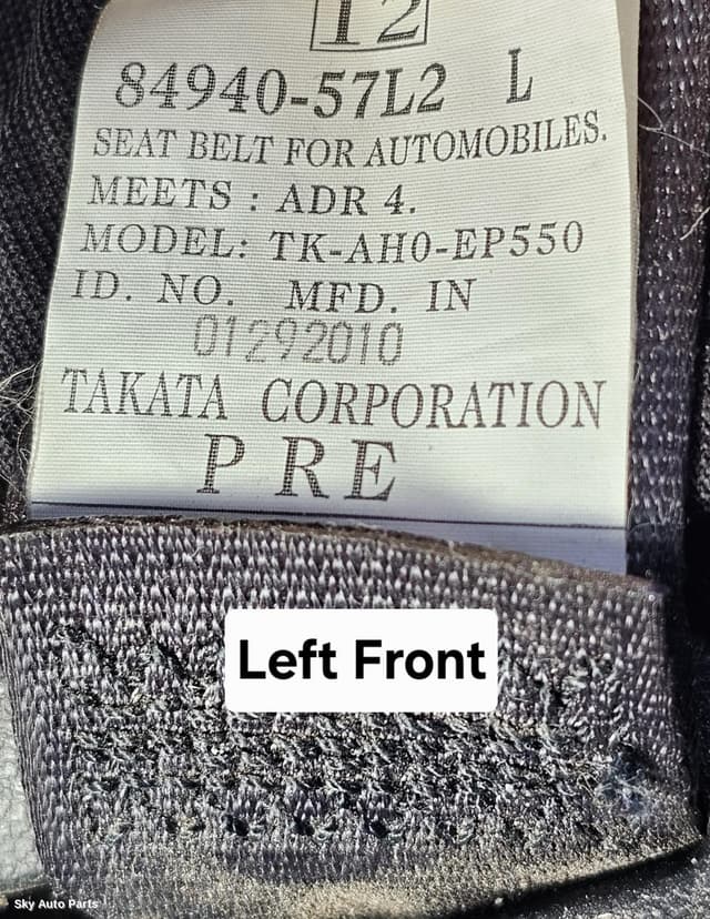 Seatbelt/Stalk