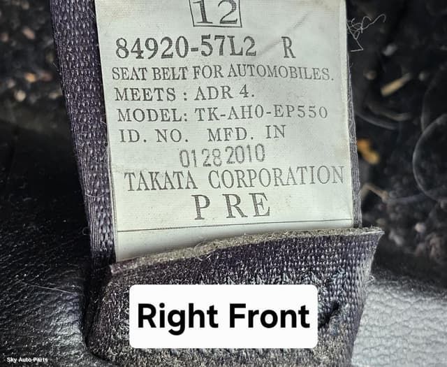 Seatbelt/Stalk