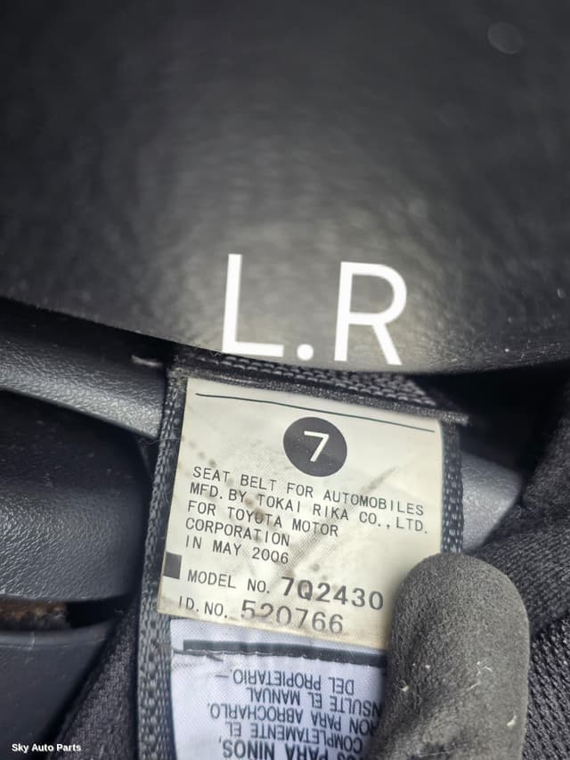 Seatbelt/Stalk