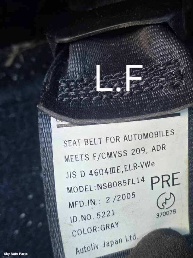 Seatbelt/Stalk