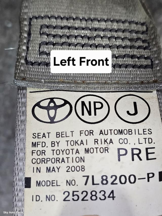 Seatbelt/Stalk