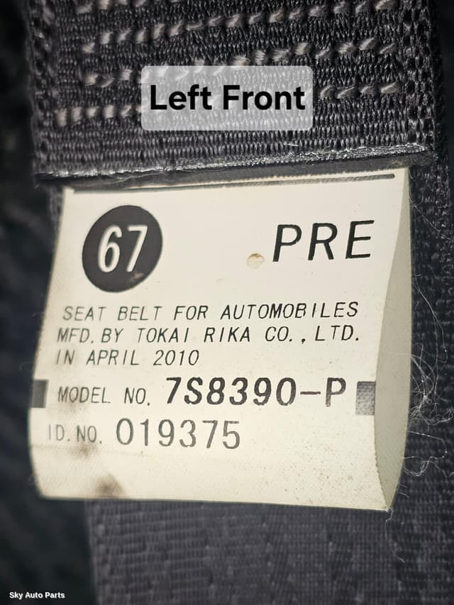 Seatbelt/Stalk