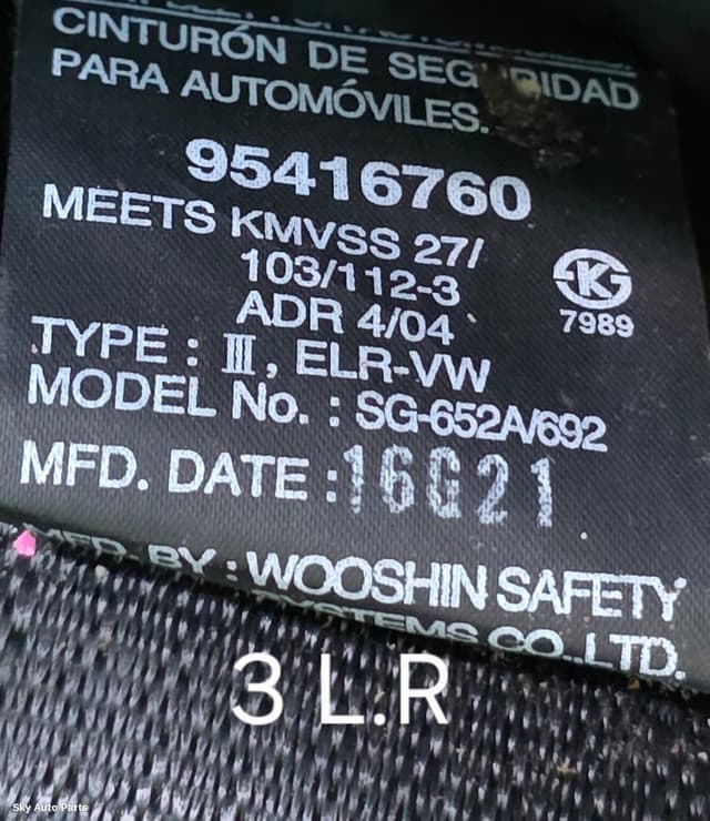 Seatbelt/Stalk