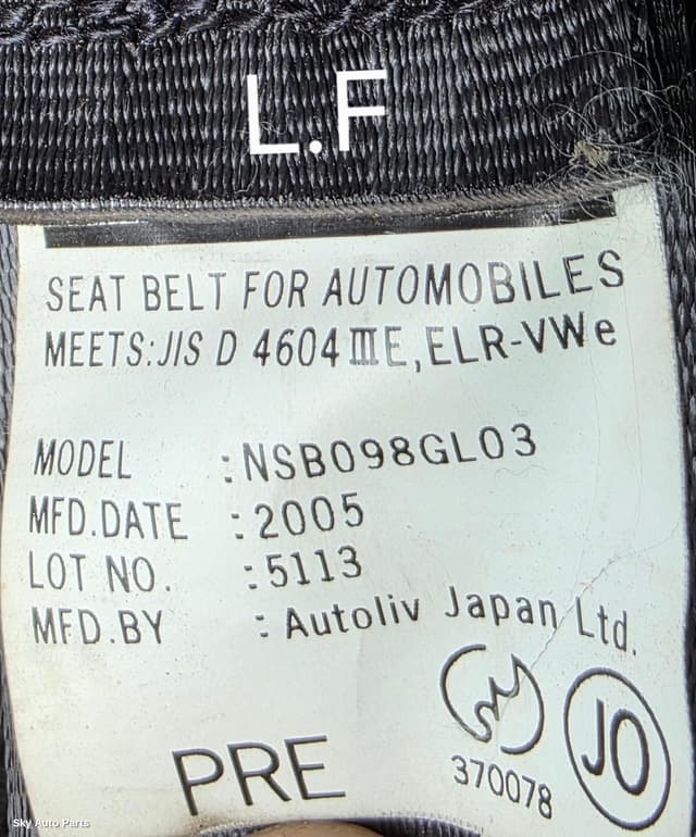 Seatbelt/Stalk